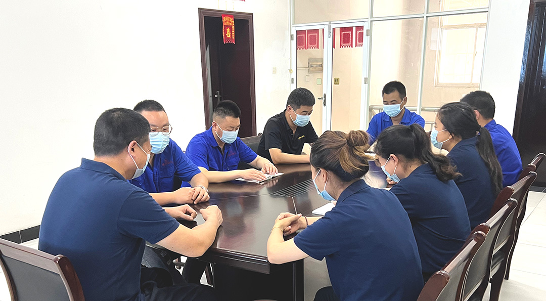 Dafeng Mingyue Bearing Bush Co., Ltd. realizou sua 8ª reunião mensal para 2024